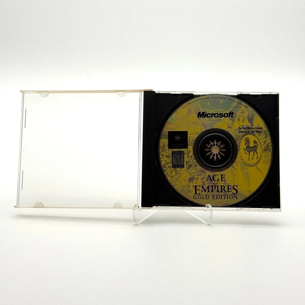 Age of Empires Gold Edition PC CD-ROM Game 1999 Microsoft Jewel Case